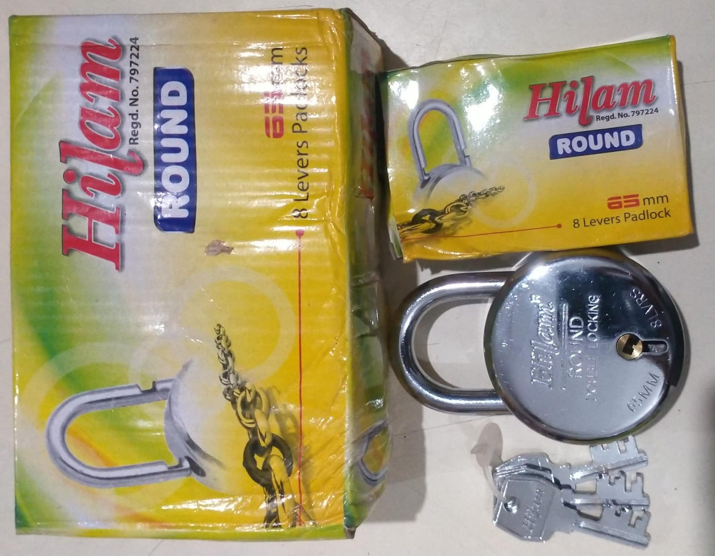 Hilam round lock tala