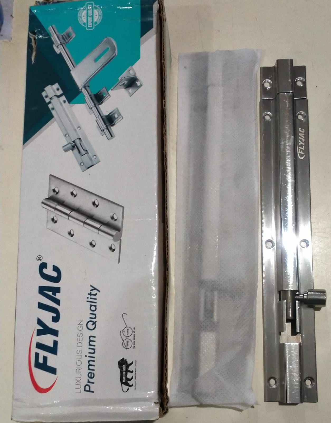 Chitkilli flyjack ss tower bolt